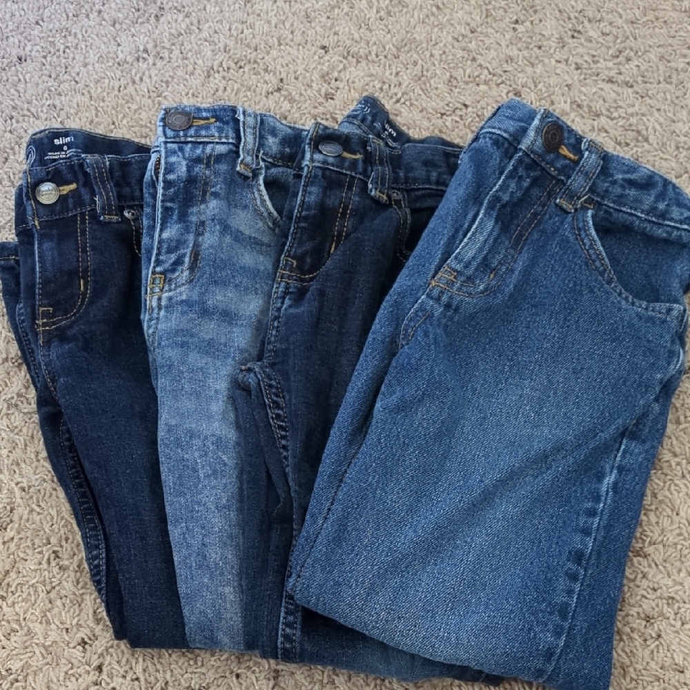 Kid's Blue Jeans Set (4 Pairs)